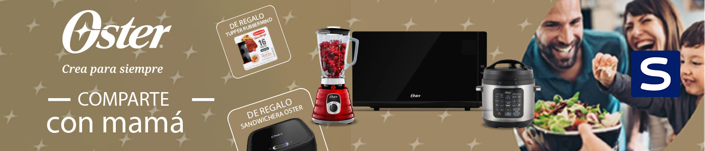 Oster consiente a mamá: Tu compra viene con sorpresa.