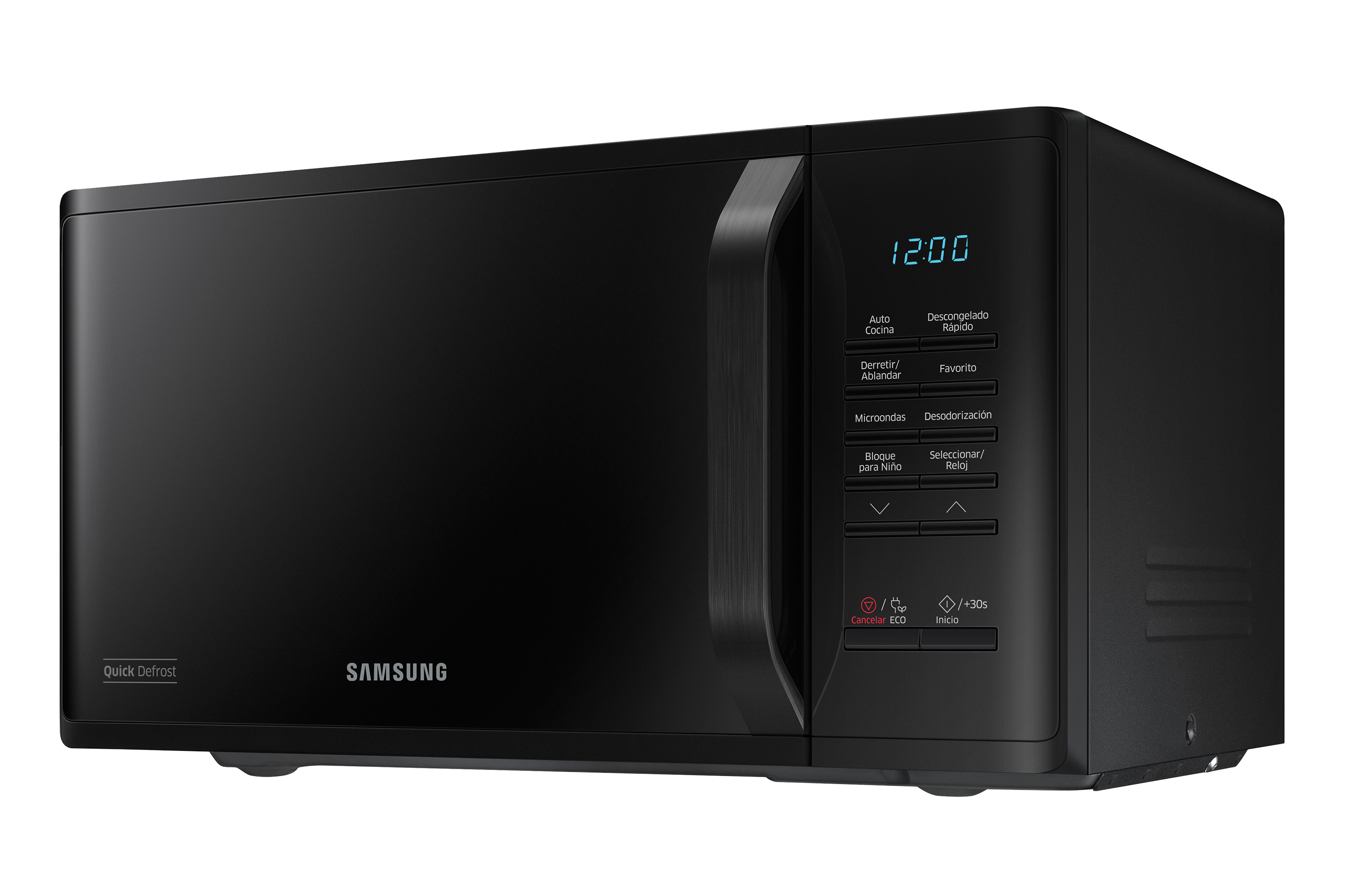 MICROONDAS SAMSUNG 23LTS MS23K3513AK/ZS QUICK DEFROST